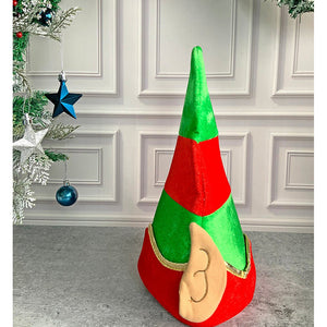 Big Elf Ears Rich Velvet Christmas Party Hat - 