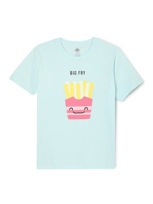 The Mom Store - Twinning Tees - Big Fries Matching Family Twinning T shirt - Combo Of 3 - TWTS - BGFRS