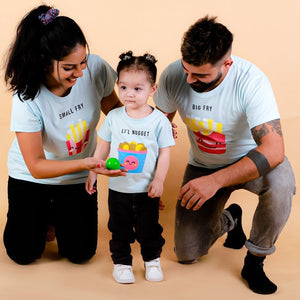 Big Fries Matching Family Twinning T shirt- Set Of 3 - Twinning Combo