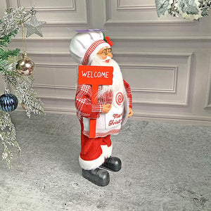 Big Masterchef Santa Claus self Standing Christmas Table Décor & Christmas Decoration - 20 inch Christmas