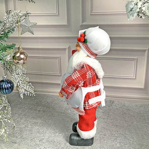 Big Masterchef Santa Claus self Standing Christmas Table Décor & Christmas Decoration - 20 inch Christmas