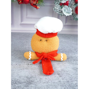 Big Size 3d Gingerbread Man Christmas Wrist Band Slap Band for Kids and Adults (Free Size) - XMAS ACCESSORIES