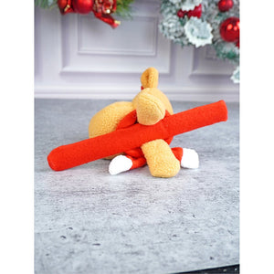 Big Size 3d Rudolf reindeer Christmas Wrist Band Slap Band for Kids and Adults (Free Size) - XMAS ACCESSORIES