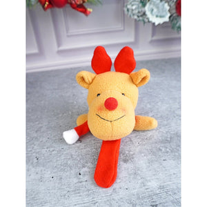 Big Size 3d Rudolf reindeer Christmas Wrist Band Slap Band for Kids and Adults (Free Size) - XMAS ACCESSORIES
