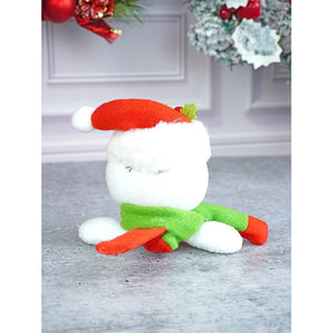 Big Size 3d Snowman Christmas Wrist Band Slap Band for Kids and Adults (Free Size) - XMAS ACCESSORIES