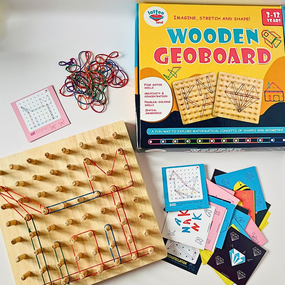 Lattooland Geoboard Sensory Play