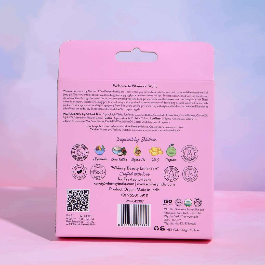 Whismy Beauty Combo of 3 Beauty (Bling) Kit for Kids & Teens