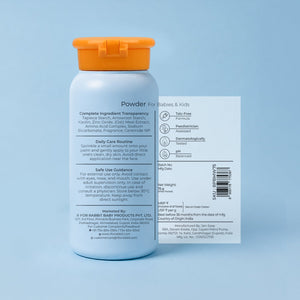 BioMimic Baby Powder - Talc Free With Arrowroot, Tapioca and Ceramide - Baby Powder