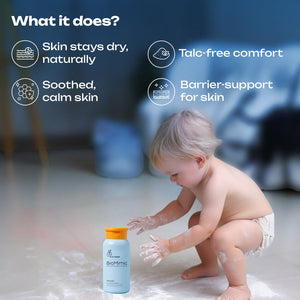 BioMimic Baby Powder - Talc Free With Arrowroot, Tapioca and Ceramide - Baby Powder