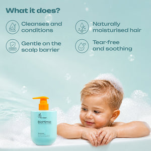 BioMimic Baby Shampoo - Sulphate Free, Tear Free, With Ceramides 200ml - Baby Shampoo
