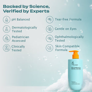 BioMimic Baby Shampoo - Sulphate Free, Tear Free, With Ceramides 400ml - Baby Shampoo