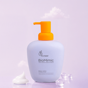 BioMimic Body Lotion for Babies 400ml - Daily Moisturising, Non-Greasy - Kids Body lotion