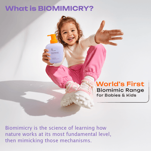 BioMimic Body Lotion for Babies 400ml - Daily Moisturising, Non-Greasy - Kids Body lotion