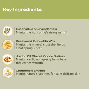 BioMimic Chest Rub for Babies - Soothing Baby Cold Rub With Eucalyptus and Lavender - Cold Relief Roll On