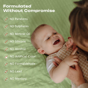 BioMimic Chest Rub for Babies - Soothing Baby Cold Rub With Eucalyptus and Lavender - Cold Relief Roll On