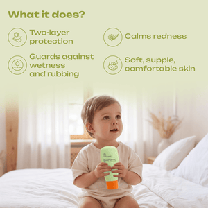 BioMimic Diaper Rash Cream - Zinc Oxide and Ceramide Formula - Diaper Rash Balm