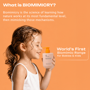 BioMimic Head to Toe Wash - Gentle Baby Body Wash for Hair and Skin 200ml - Baby Body Wash