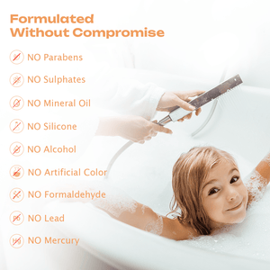 BioMimic Head to Toe Wash - Gentle Baby Body Wash for Hair and Skin 200ml - Baby Body Wash