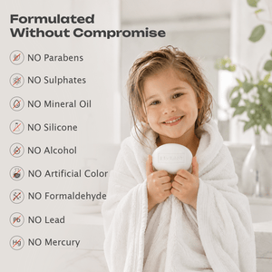 BioMimic Kids Bathing Bar - Gentle Sulphate Free Baby Soap Pack of 4 - Baby Soap
