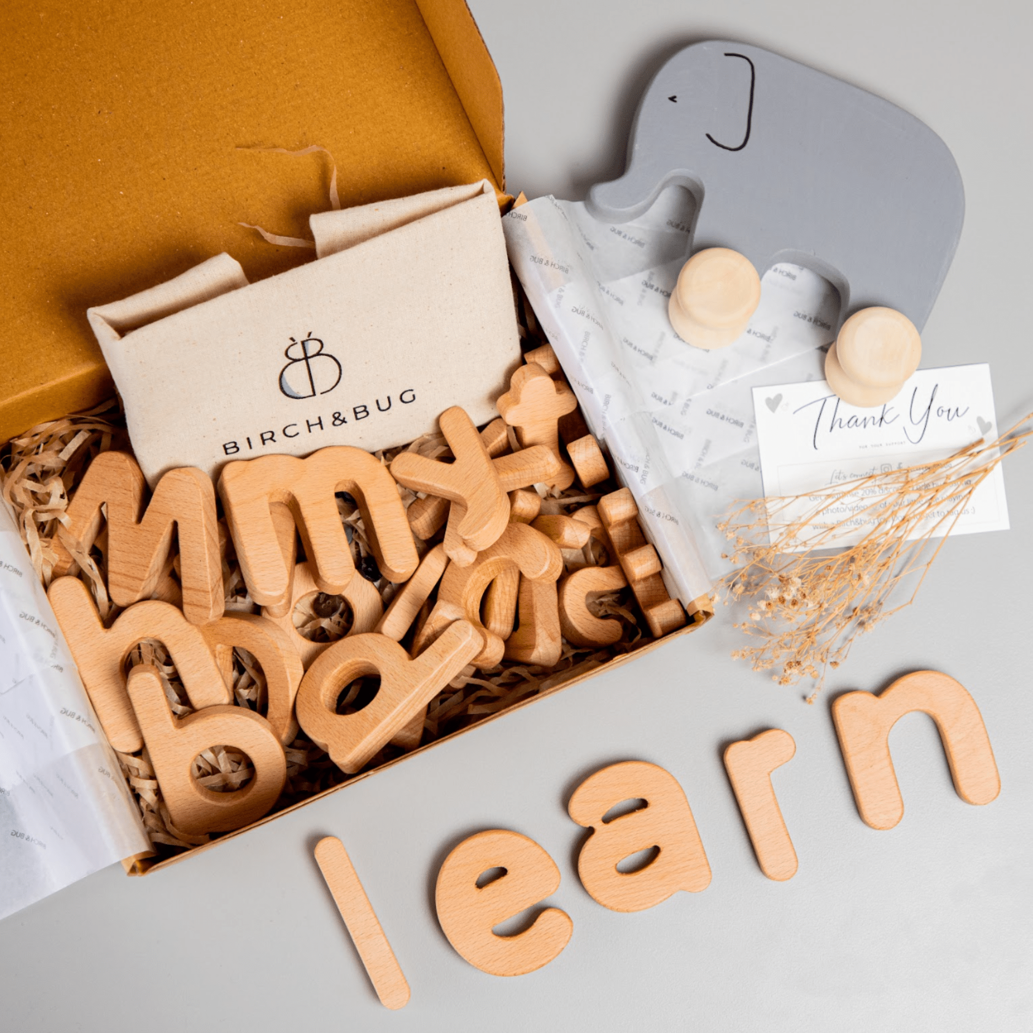 Birch & Bug Alphabet Letters Lowercase - BBLC2602