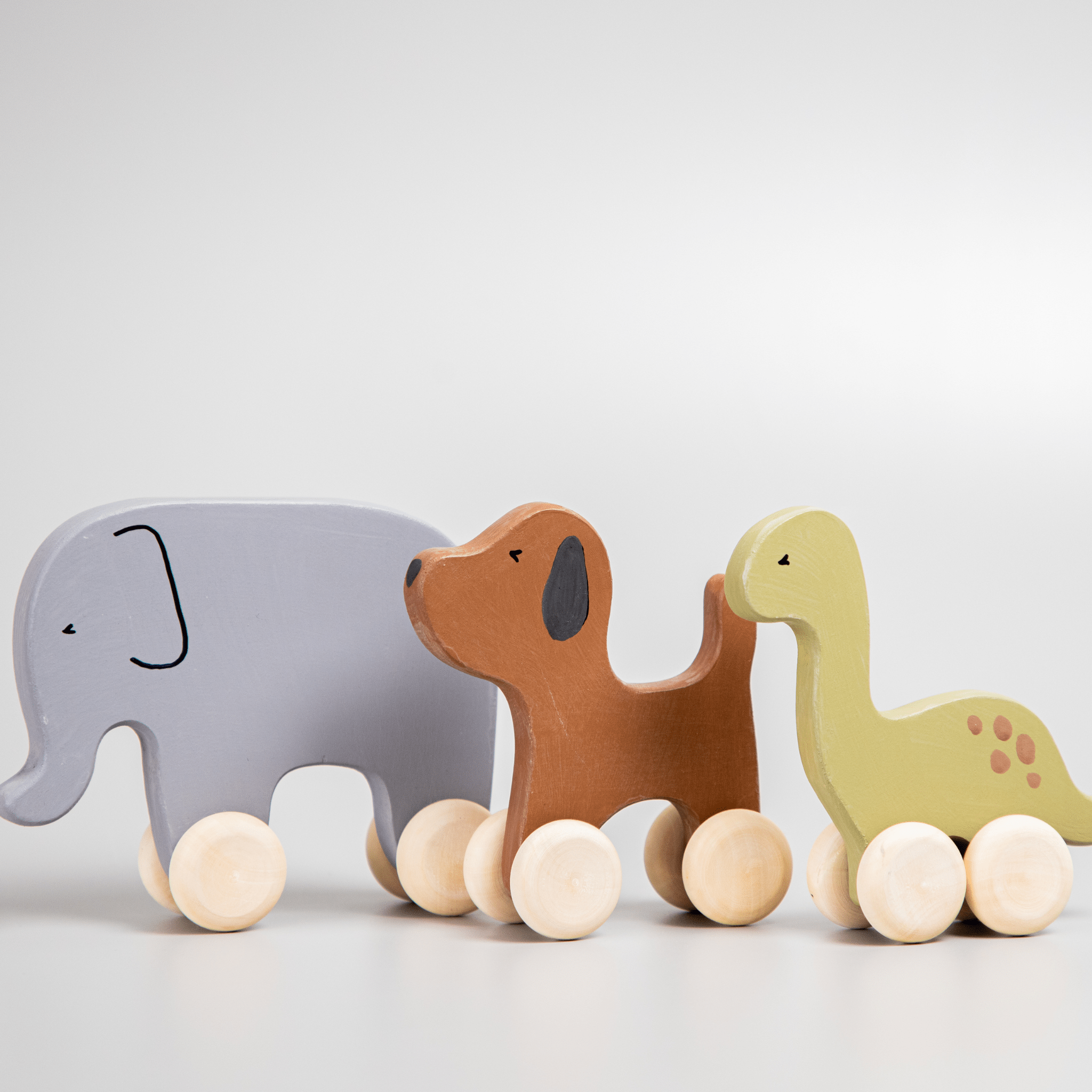 Birch & Bug Animal Roller Toys Set of 3 - BBRT0302