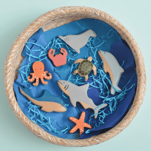 Birch & Bug Aquatic Animals Set of 8 - BBAQ0801