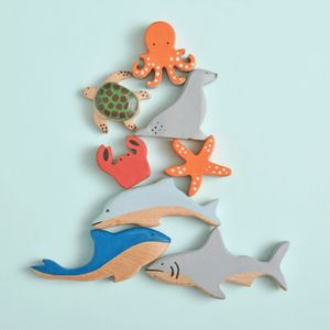 Birch & Bug Aquatic Animals Set of 8 - BBAQ0801