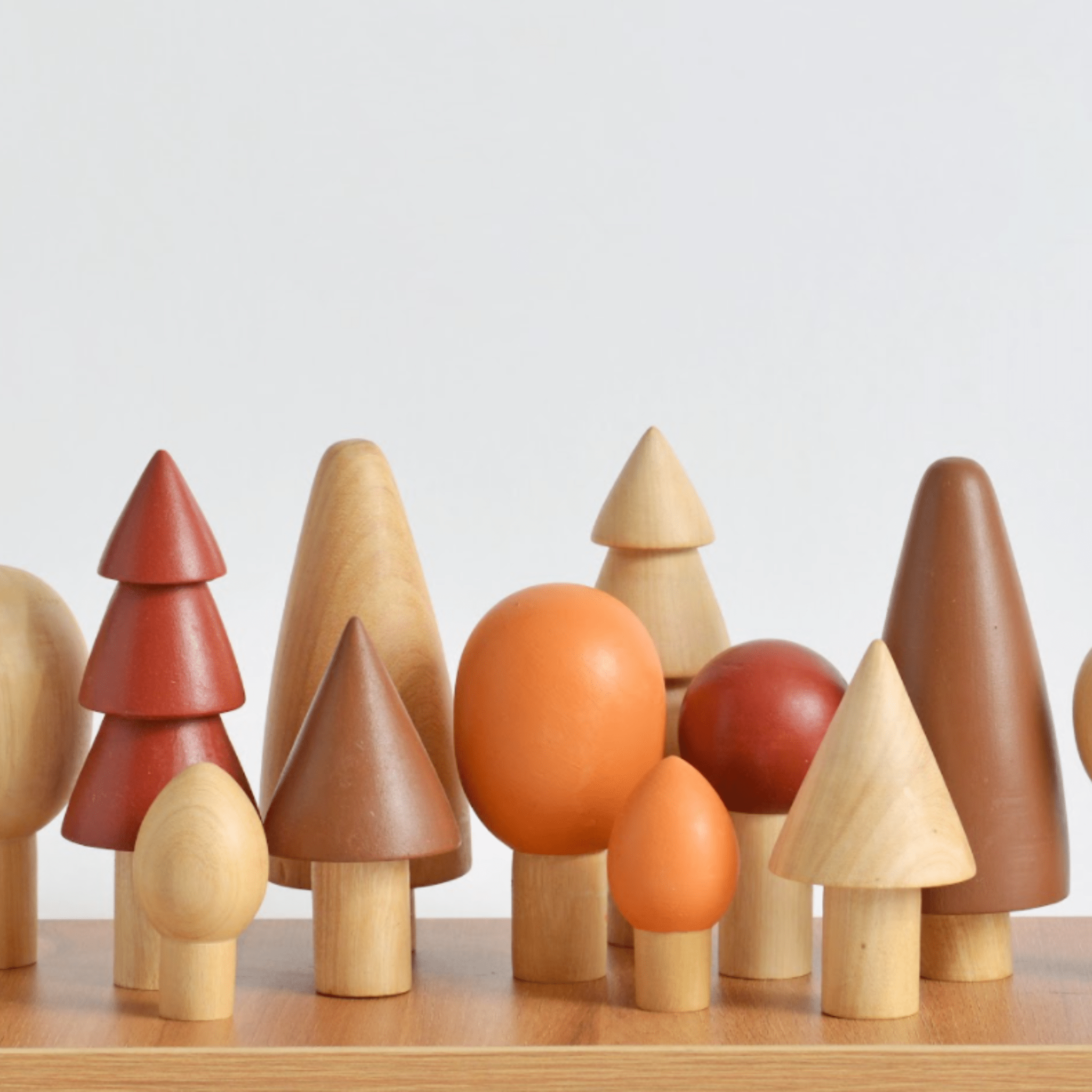 Birch & Bug Autumn Forest Trees Set of 6 - BBAT0603