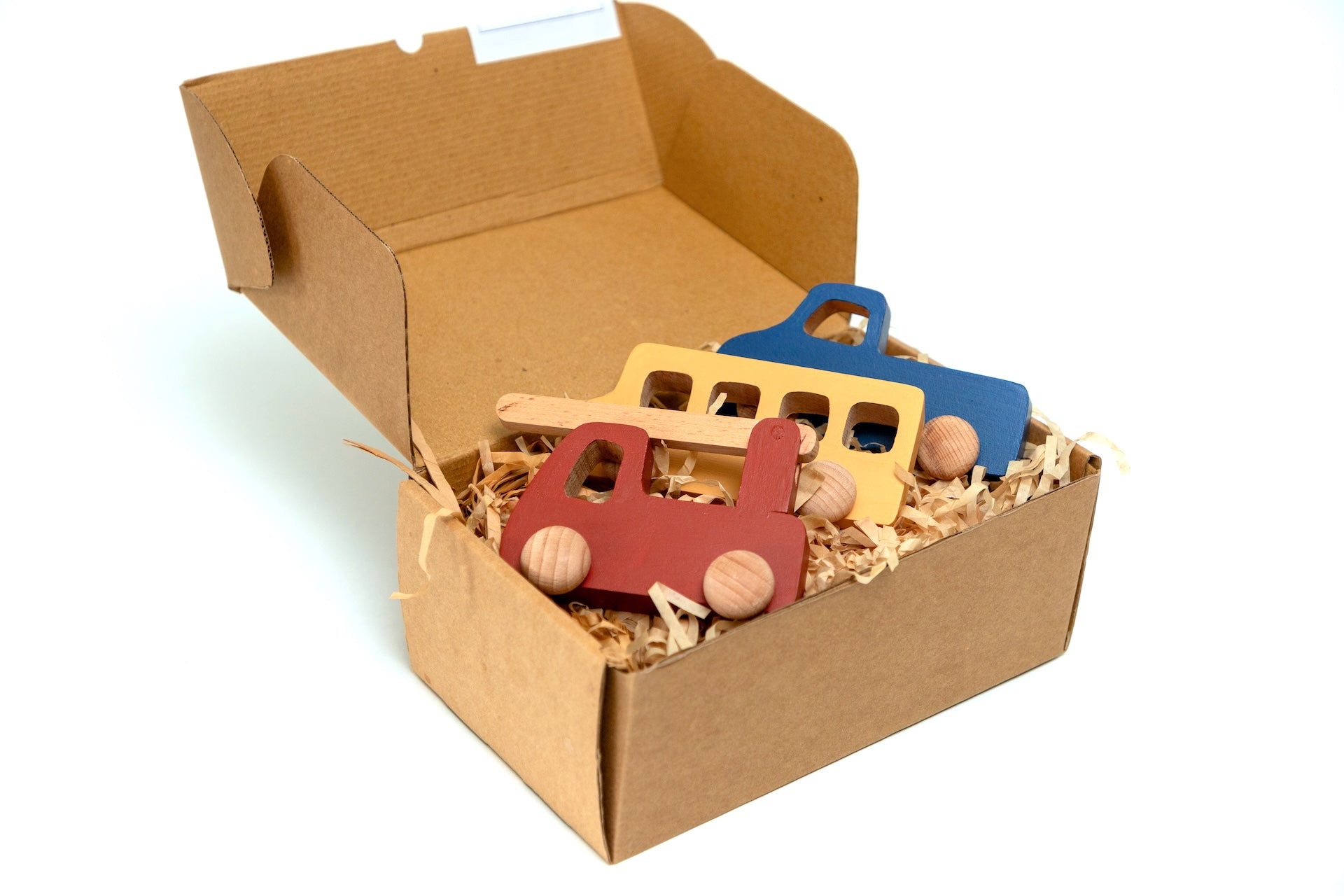 Birch & Bug Busy Wheels Set of 3 - Push & Pull Toys