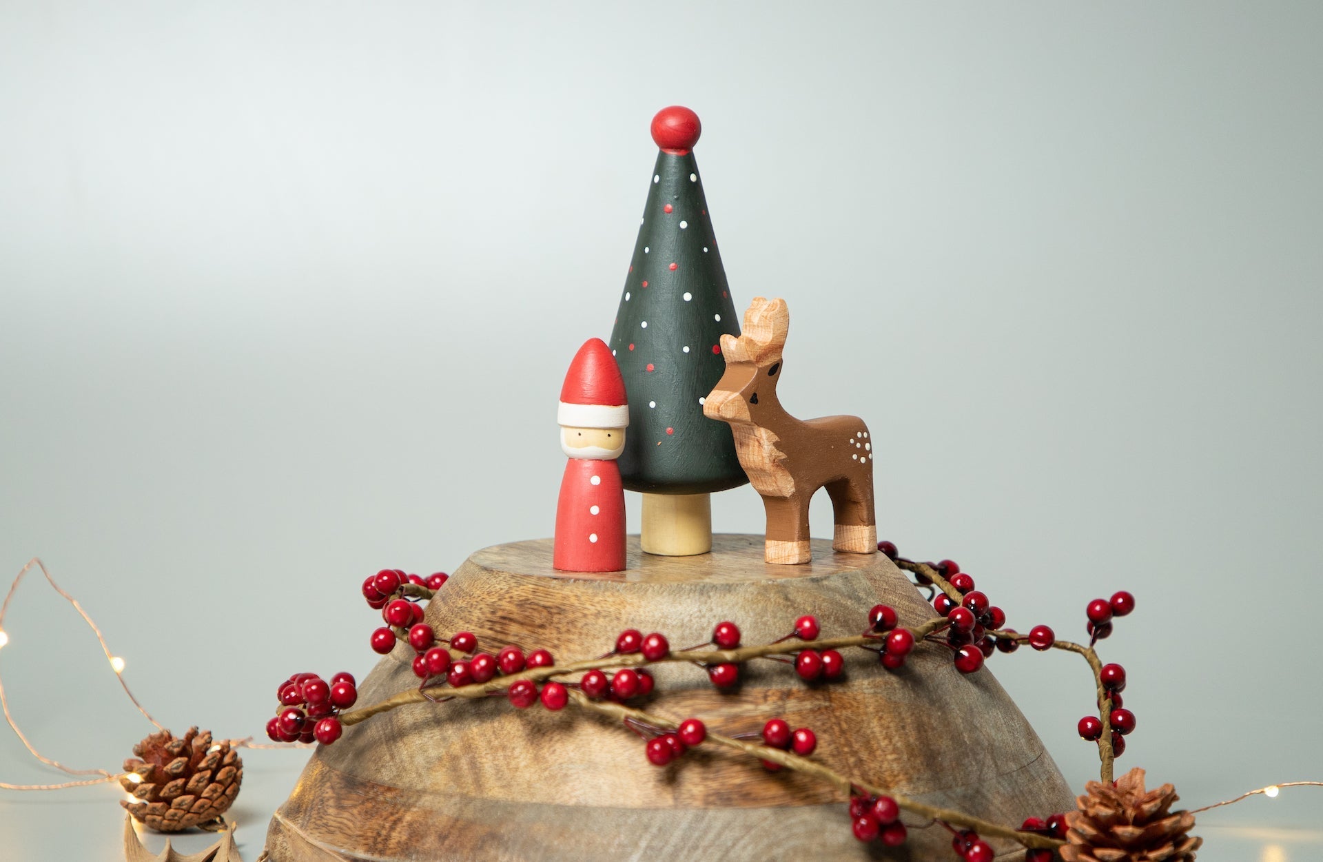 Birch & Bug Christmas Mini PlaySet of 3 - Wooden Toys