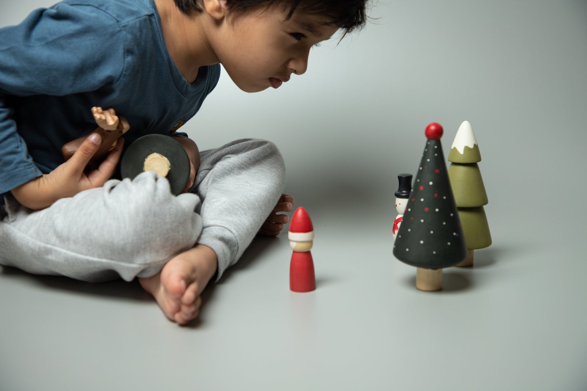 Birch & Bug Christmas Playset Gift Box - Age 2+ - Wooden Toys