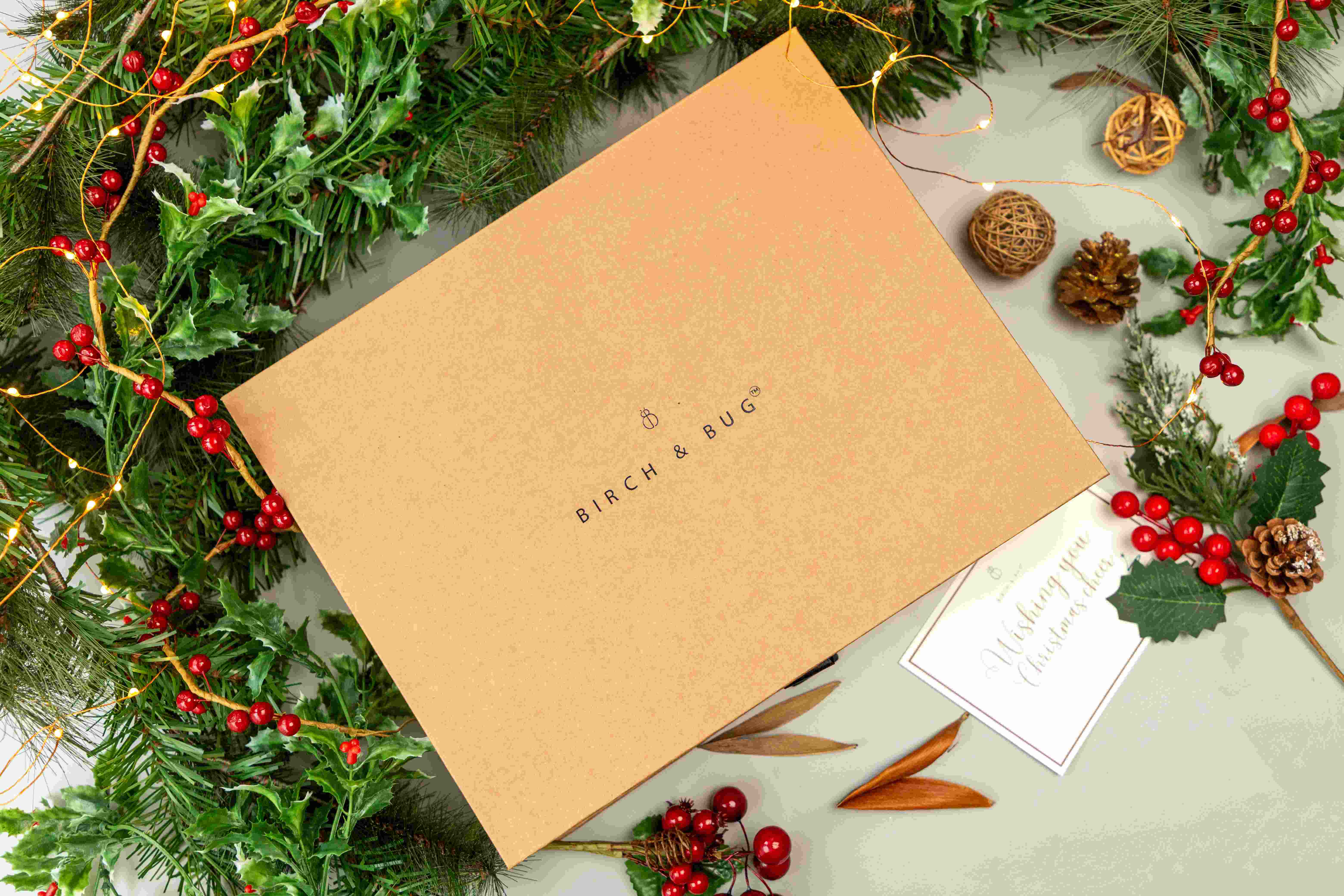 Birch & Bug Christmas Playset Gift Box - Age 2+ - Wooden Toys