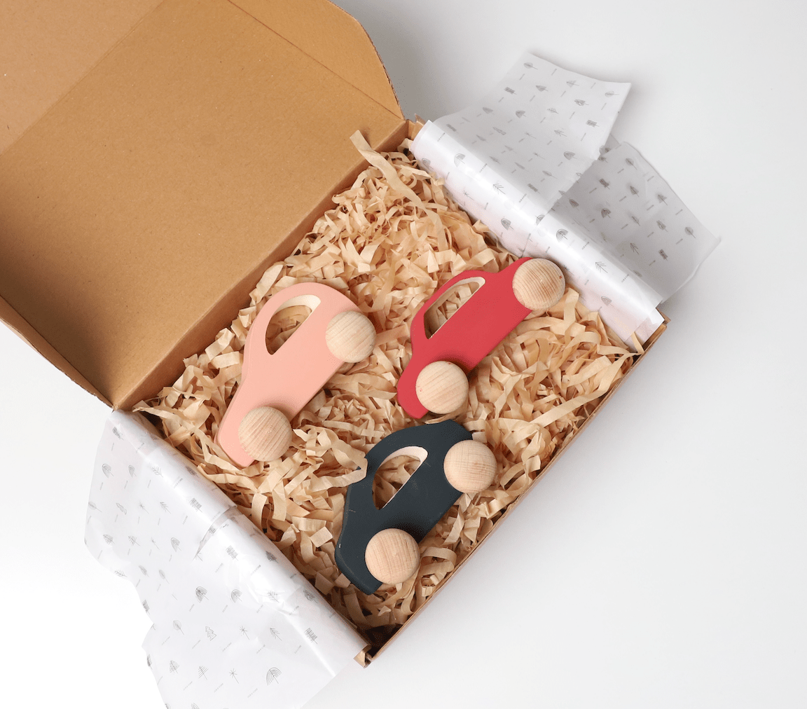 Birch & Bug Christmas Zoomies - Set of 3 Limited Edition - Wooden Vehicles