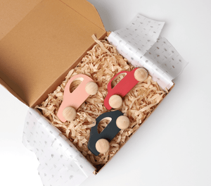 Birch & Bug Christmas Zoomies - Set of 3 Limited Edition - Wooden Vehicles