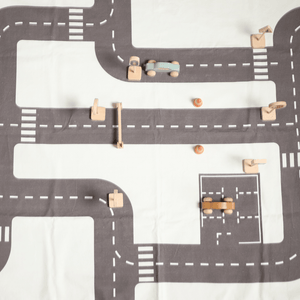 Birch & Bug City Track and Traffic Gift Set - Wooden Toy