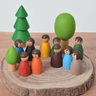 Birch & Bug Colored Birch Folk in Evergreen Forest - BBTF1204