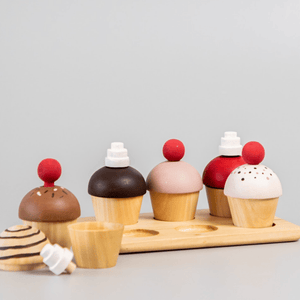 Birch & Bug Cupcake Play set - BBCU0701