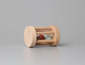 Birch & Bug Cylinder Rattle – Earth Tones - Rattle