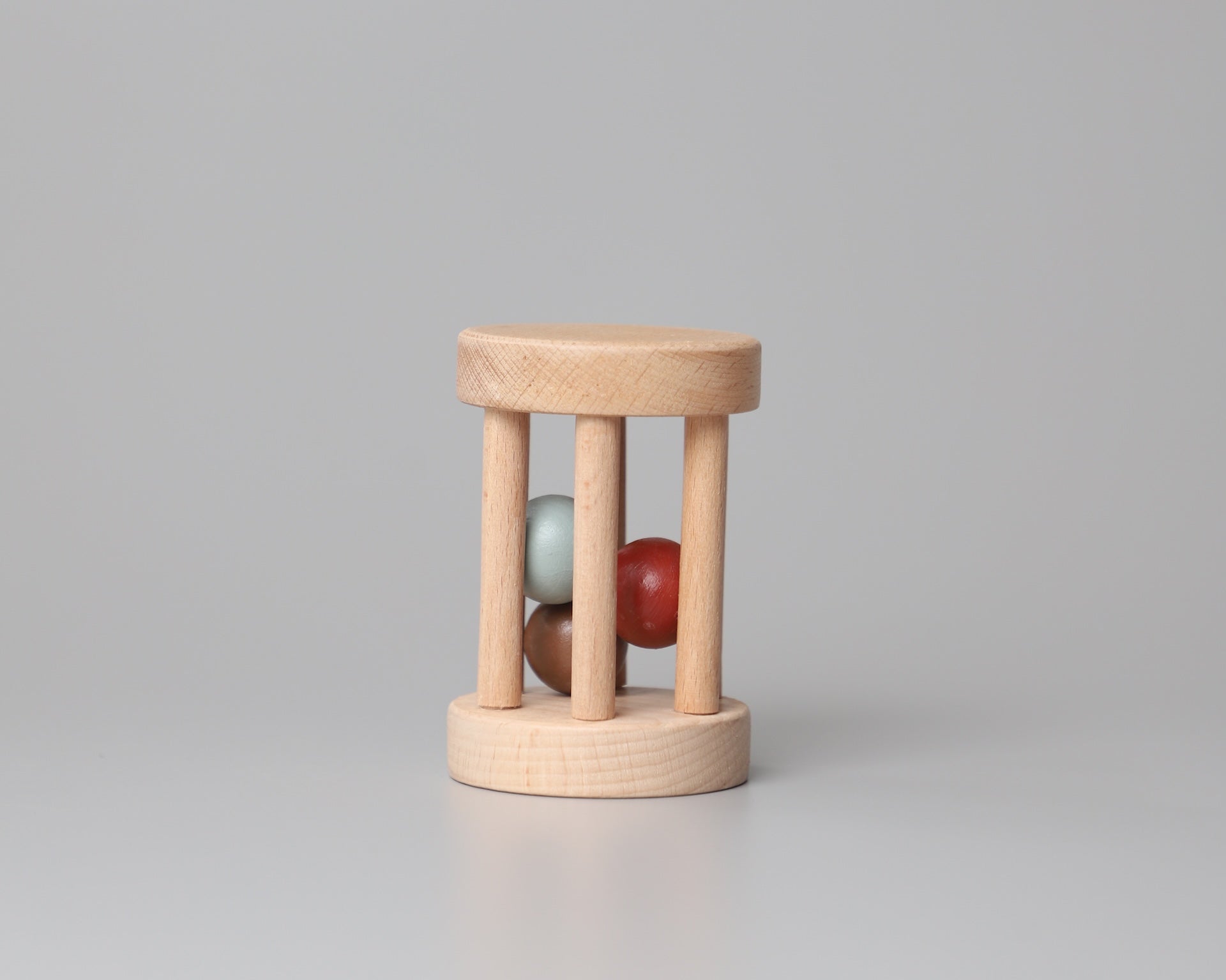 Birch & Bug Cylinder Rattle – Earth Tones - Rattle