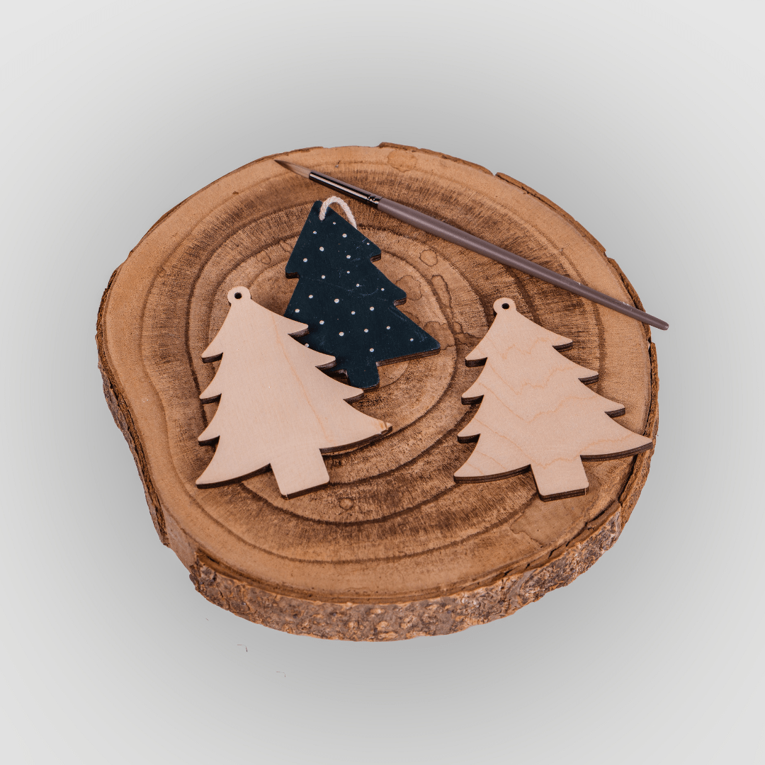 Birch & Bug DIY Christmas Tree Ornaments - Set of 4 - Wooden Toys