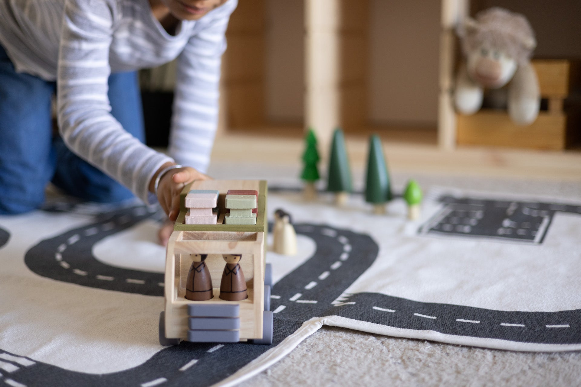 Birch & Bug Eco - Hauler Garbage Truck - Wooden Vehicles