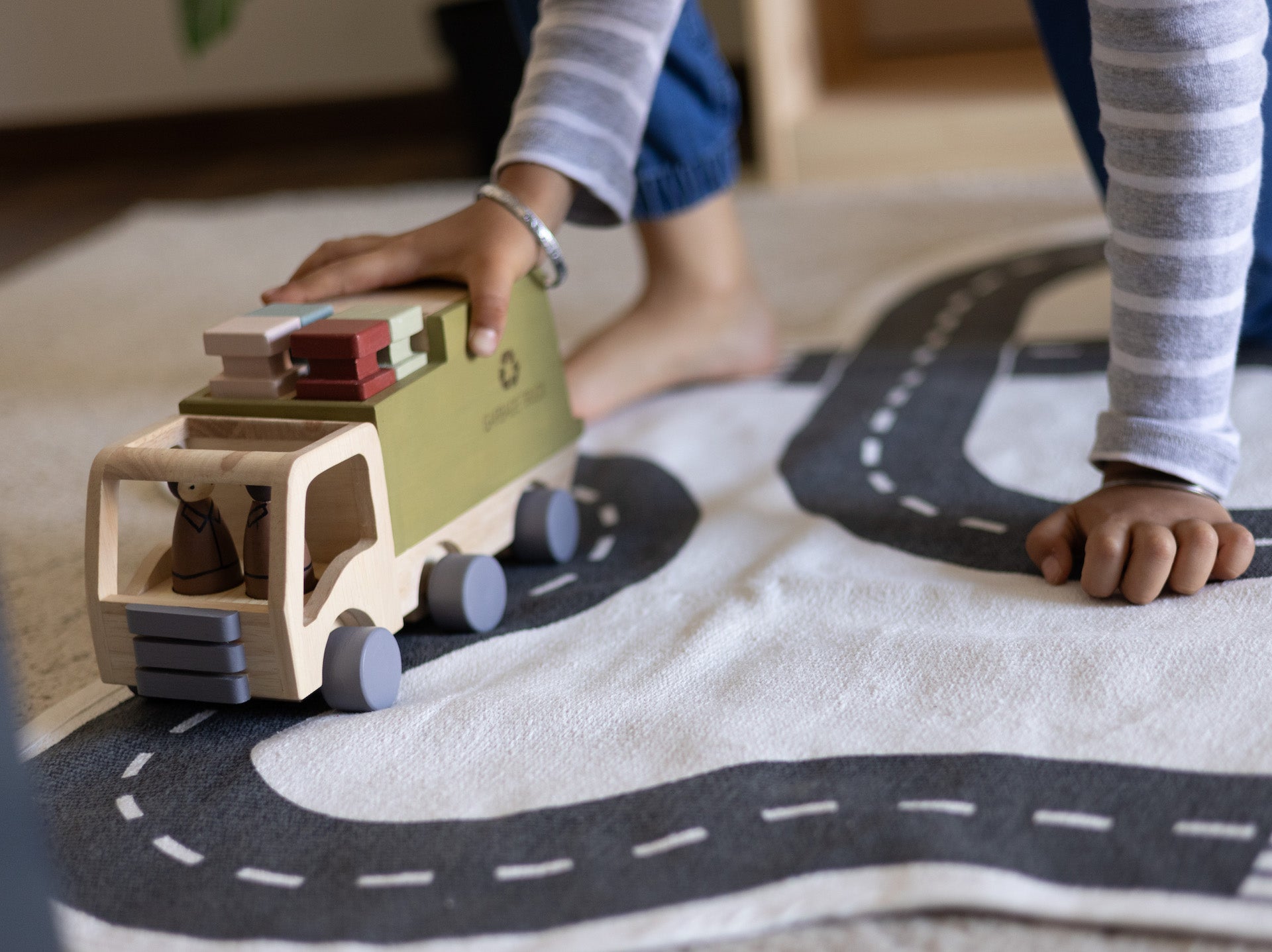 Birch & Bug Eco - Hauler Garbage Truck - Wooden Vehicles