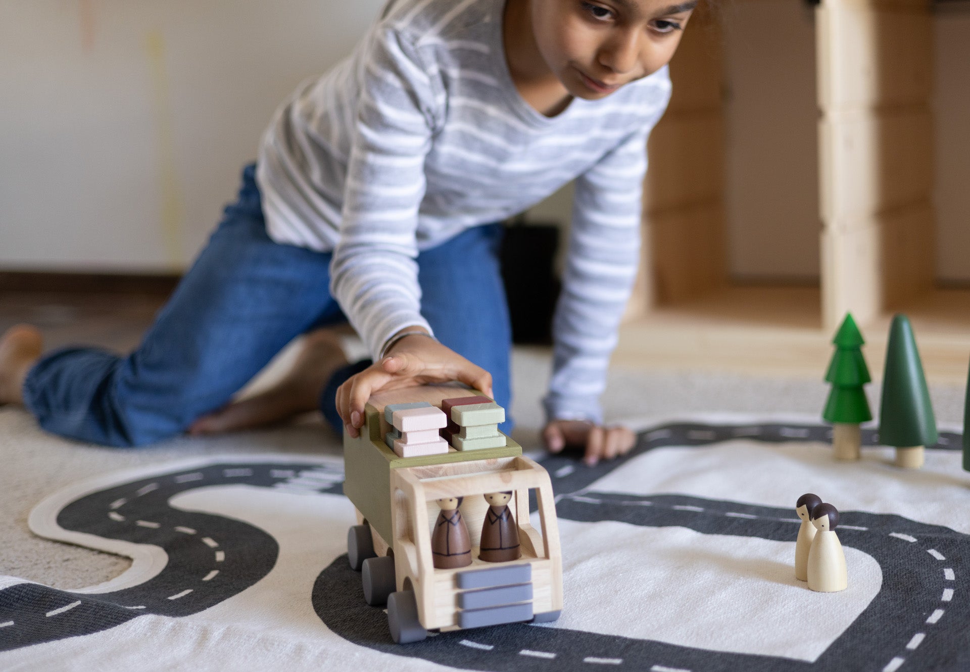 Birch & Bug Eco - Hauler Garbage Truck - Wooden Vehicles