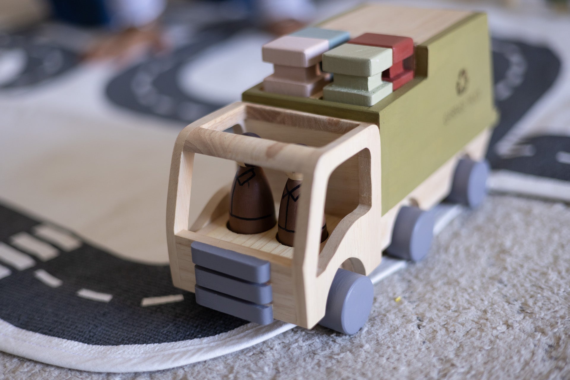 Birch & Bug Eco - Hauler Garbage Truck - Wooden Vehicles