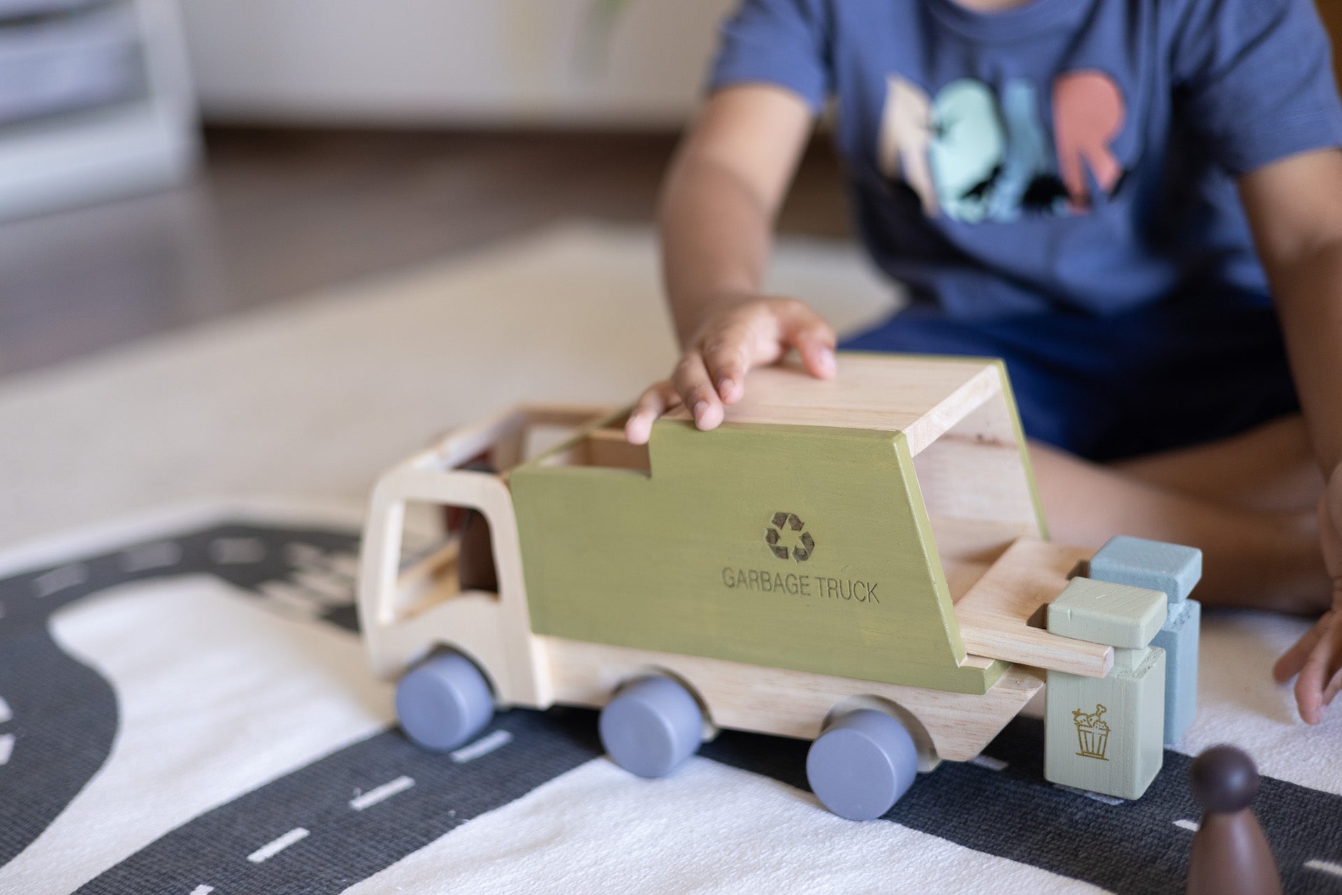 Birch & Bug Eco - Hauler Garbage Truck - Wooden Vehicles