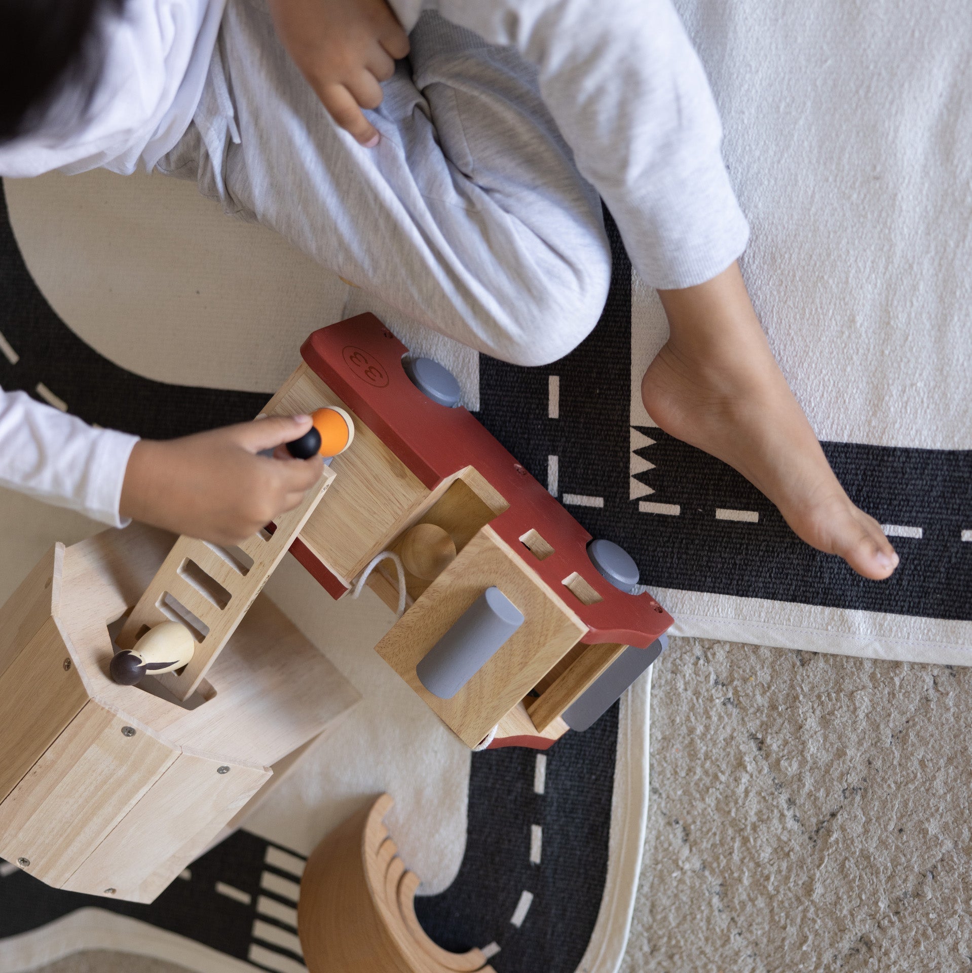 Birch & Bug Eco - Hero Fire Truck - Wooden Vehicles