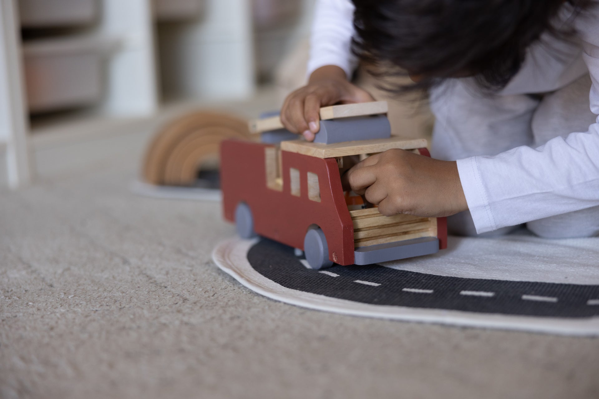 Birch & Bug Eco - Hero Fire Truck - Wooden Vehicles