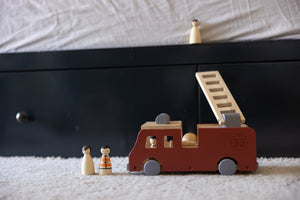 Birch & Bug Eco - Hero Fire Truck - Wooden Vehicles