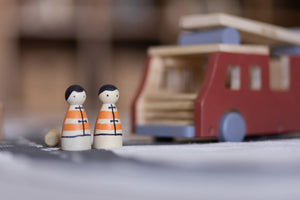 Birch & Bug Eco - Hero Fire Truck - Wooden Vehicles