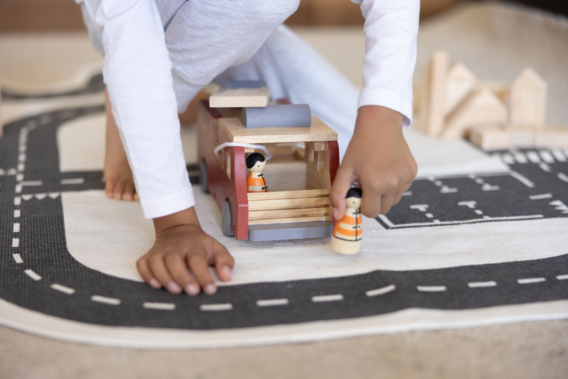 Birch & Bug Eco - Hero Fire Truck - Wooden Vehicles
